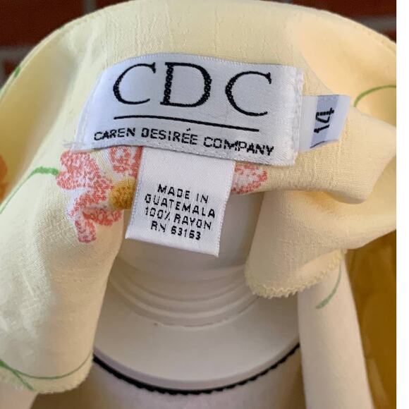 Vintage CDC Floral Dress - Picture 5 of 7